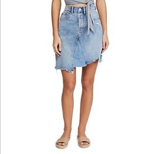 Free People | Going Rogue Denim Skirt | 28